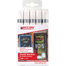 Edding 2194261 Pen black quick-drying water-based ink round tip