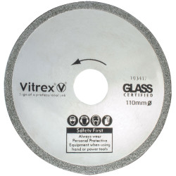 Vitrex 103417 Glass Diamond Blade 110mm