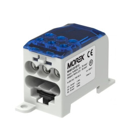 Blok dystrybucyjny - rozdzielczy OJL200A niebieski wej: 1xAl/Cu 10-70mm2 wyj: 6xCu 2,5- 16mm2 MAB1201B10