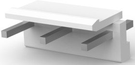 Pin header, 5 pole, pitch 3.96 mm, straight, natural, 1-1123724-3