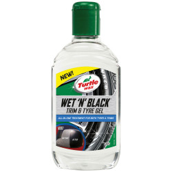 Turtle Wax 53144 Wet &#x27;n&#x27; Black Trim &amp; Tyre Gel 300ml