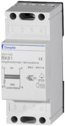 Transformator dzwonkowy Doepke 09980085, 4 V, 8 V, 12 V