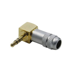 BKL 1103092 Stereo Gold 3.5mm Audio Jack Plug Straight 4 Pins