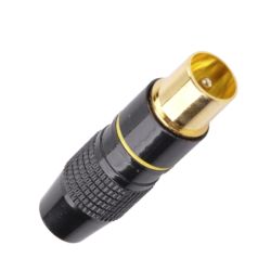 Wtyk antenowy metalowy