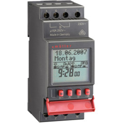 Muller SC2821PRO DIN Rail Mount Digital Timer 12VDC 16A 250V