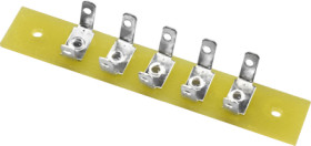 Soldering strip, 59 x 10 mm, pitch 8 mm, FR4 epoxy, BYB-3-11H6156