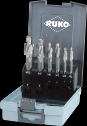 102450RO Flat countersink set, fine, 5-piece RO