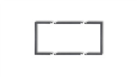 Ramka Wypełniająca Podwójna Serii Deco Grafitowy 11Drw-2