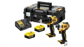 Zestaw Wkrętarka Dcd708 + Zakrętakra Dcf809 18V 2*5.0Ah