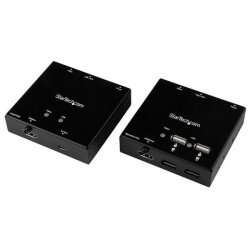 StarTech.com ST121USBHD HDMI over CAT6 Extender with 4-port USB Hub - 165 ft (5