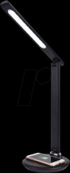 ELED700150 LED table lamp with charging base, dimmable, CCT, 7 W, black