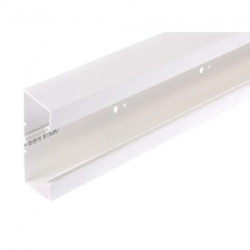 Kanał instalacyjny bez pokrywy KIO 130x50mm zatrzaskowy biały 330220 /2m/