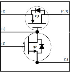 8-V, 3-A, 44-mΩ load switch with adj. rise time and hysteresis