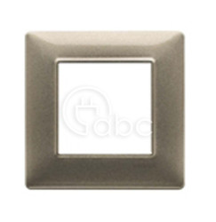 Ramka ozdobna Plana, 2M, Metalized Bronze Technopolimer, 14642.26