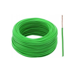 PRZEWÓD LGY 1x 0,75mm2 ZIELONY LINKA H05V-K PVC-40...+70°C