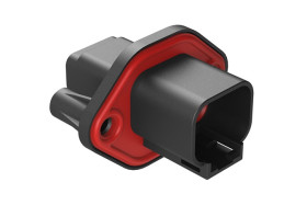 Złącze samochodowe 2-pinowe Amphenol Industrial -rzędowe Żeński 25A ATP04 Montaż na kołnierzu Połączenie zagniatane