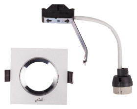 Oprawa punktowa 1x50W GU10 IP20 TESON AL-DTL50 kwadrat aluminium 07371