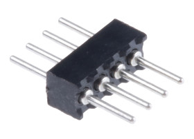 Złącze szpilkowe 4-pinowe 850 raster: 1.27 mm Prosty 1-rzędowe Preci-Dip Otwór przelotowy 150 V Bez osłony