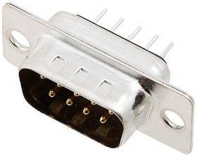 encitech 2103-0100-01 Listwa męska D-Sub DD09-MTBS, rzędy: 2, styki: 9, 180 °, 1 szt.