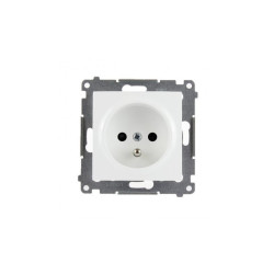 Gniazdo pojedyncze z/u białe szybkozłącza DGZ1CZ.01/11 Kontakt Simon54