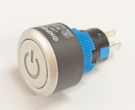 LAS1-AWY-11ZT/B przycisk chwilowy niebieski POWER