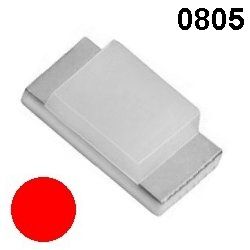 Dioda LED SMD 0805 czerwona 21mcd 17-21SRC/TR8