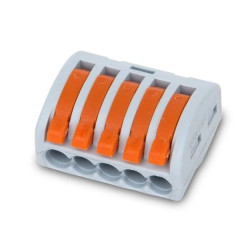 Szybkozłączka z dźwignią 5x 0,08-4mm2 ZU-405 /1szt./