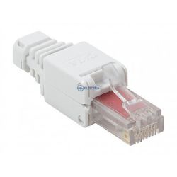 Wtyk RJ45 beznarzędziowy 8P8C kat.5e okrągły drut