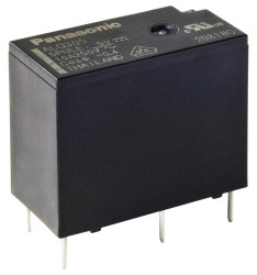 Przekaźnik mocy 24V dc SPDT Panasonic 400mW, montaż PCB 1440Ω Styk płytki drukowanej