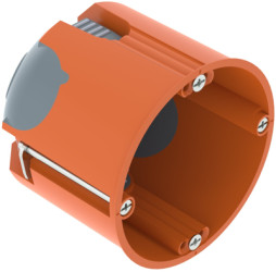 Cavity wall box, 68 x 61 mm, Ø 68 mm, no. of entries: 10, 1.5-2.5 mm², orange, IP30, 2003808