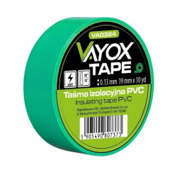 Taśma izolacyjna PVC 19mm x 10yd zielona VA0324 Vayox