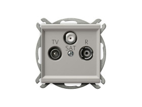 SONATA Gniazdo RTV-SAT przelotowe kaszmirowy GPA-RSP/m/82 OSPEL