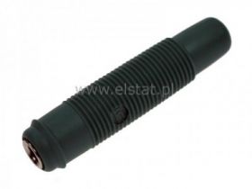 Gniazdo banan na przewód ( czarne ) KUN30 - 4mm