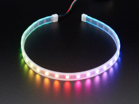 Adafruit NeoPixel LED Strip with 3-pin JST PH Connector (60 LED/meter / 0.5 Meter)
