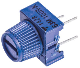 Potencjometr dostrojczy 100Ω THT 0.5W Regulacja górna 8,38 mm