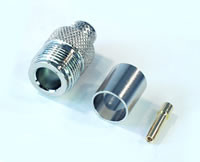 Złącze N/ż zaciskane na MRC400