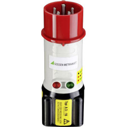 Gossen Metrawatt GTZ3602000R0001 A3-16 Test Lead Adapter CEE 5-Pin 16A