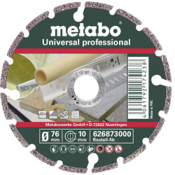 Metabo 626873000 UP Diamond cutting Disc 76 mm professional-grade
