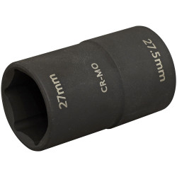 Sealey SX1822 63mm Double Ended Impact Socket 1/2&quot;Sq Drive 27 x 27.5mm