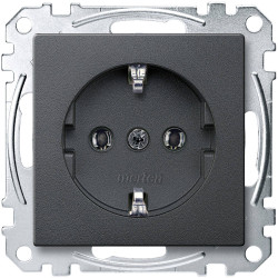 Merten MEG2301-0414 Socket System Anthracite Type F 16A 1piece