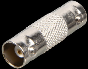BNC connector, straight, 2x sockets