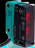 Reflecting momentary pushbutton, 0-1.25 m, relay, 24-240 V AC/DC, cable, 2 m, IP67, 70128080-100023