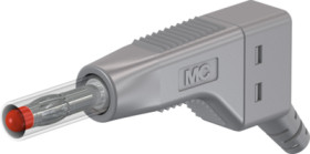 4 mm plug, screw connection, 1.0 mm², gray, 64.9325-28