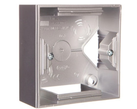 AS Puszka natynkowa pojedyncza srebro PNP-1G/18