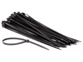 Perel Nylon cable ties - 7.6 x 400mm - black - 100 pcs