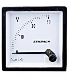 Woltomierz 72x72mm, 30V DC