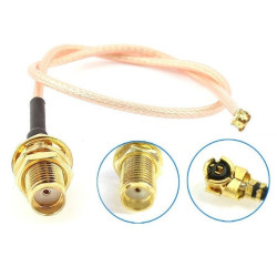 Przejście gn.SMA/gn.IPX IPEX Kabel 20cm, Adapter SMA/IPEX