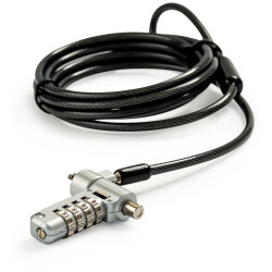 Techair TALUC07 Techair TALUC07 Universal Combination cable lock 4.5 x 2000mm