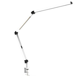 Profesjonalna lampa biurkowa LED 12W, 1 ramienna biała L003