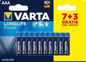 10 x Varta Longlife Power LR03/AAA 4903 (High Energy)
